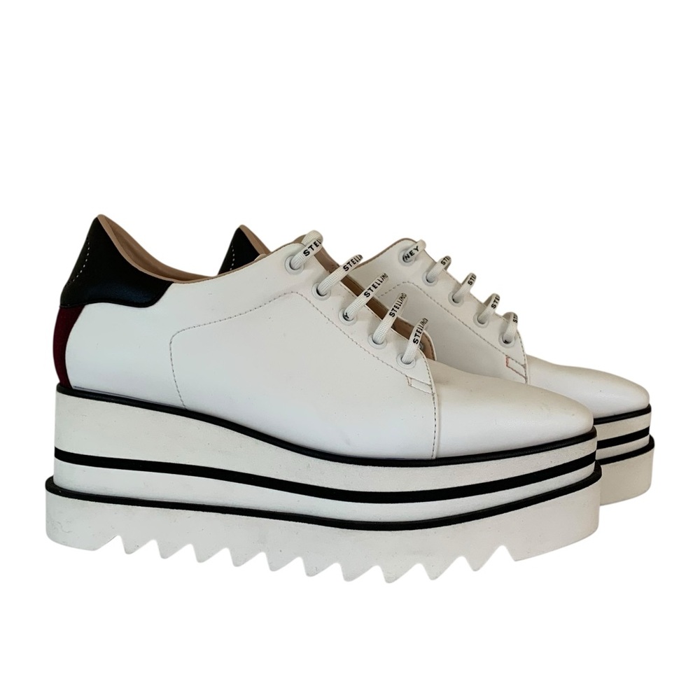 Stella McCartney White “Elyse” Sneakers - Picture 6 of 15